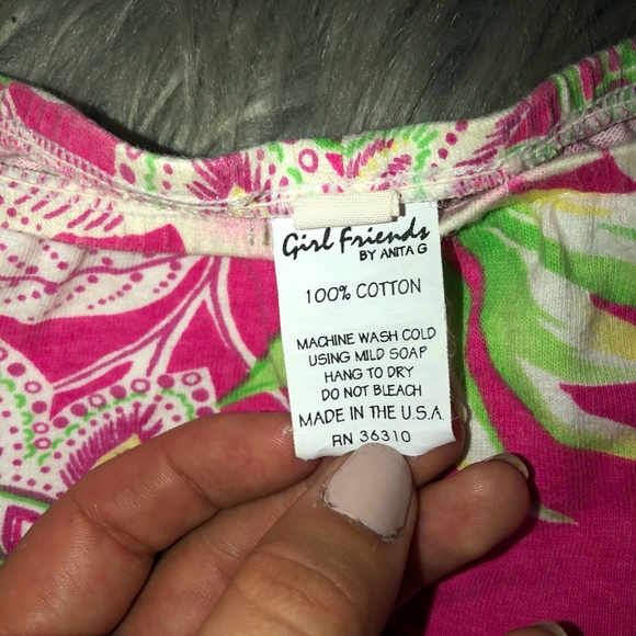 Vintage Tropical Girls Tank and Skirt - Picture 7 of 8